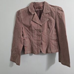 Women's Pink Suede Jacket
